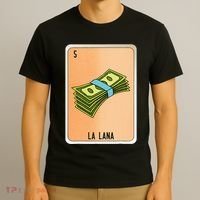 La Lana Mexican Slang Chicano Bingo Cards T-Shirt thumb 3