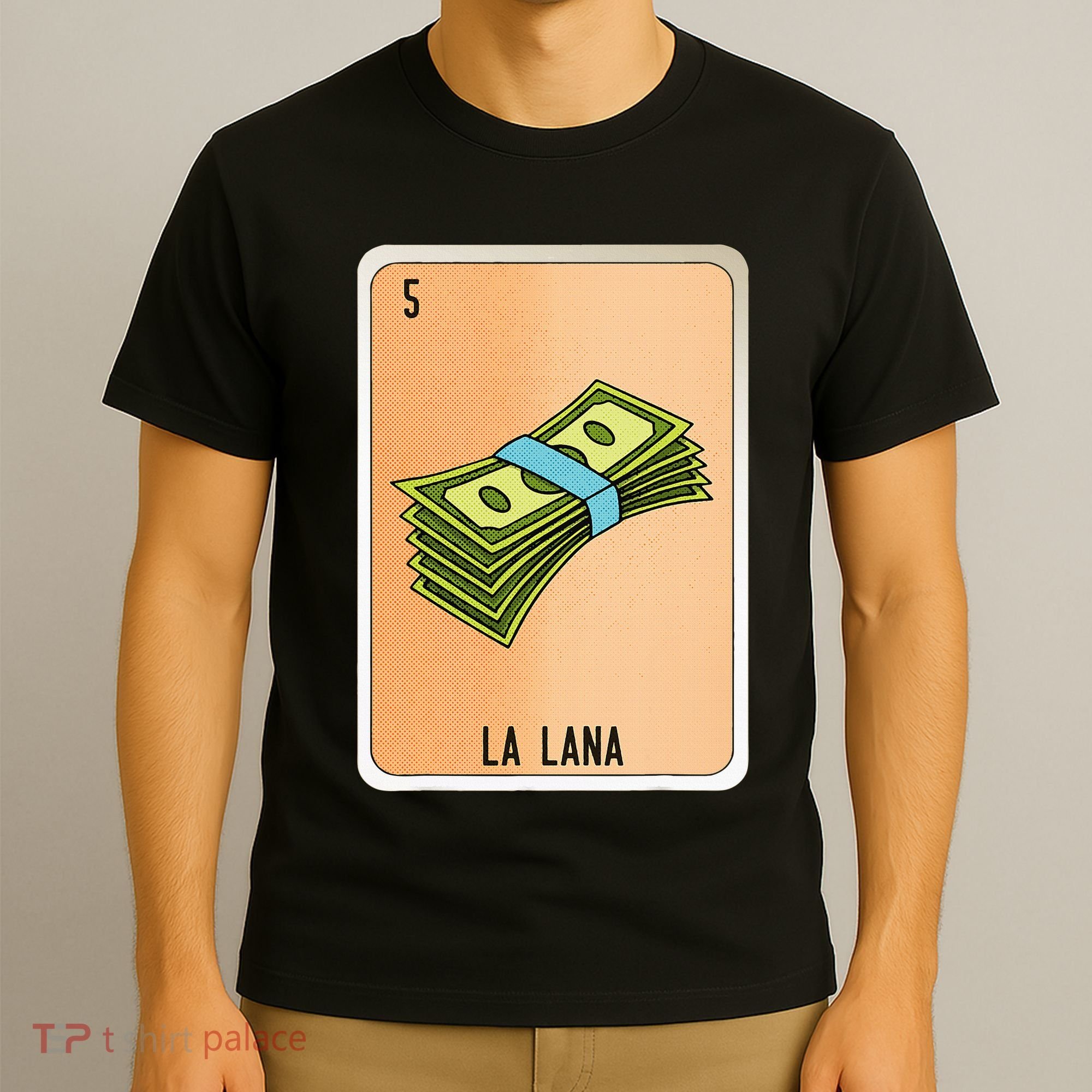 La Lana Mexican Slang Chicano Bingo Cards T-Shirt