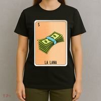 La Lana Mexican Slang Chicano Bingo Cards T-Shirt thumb 4