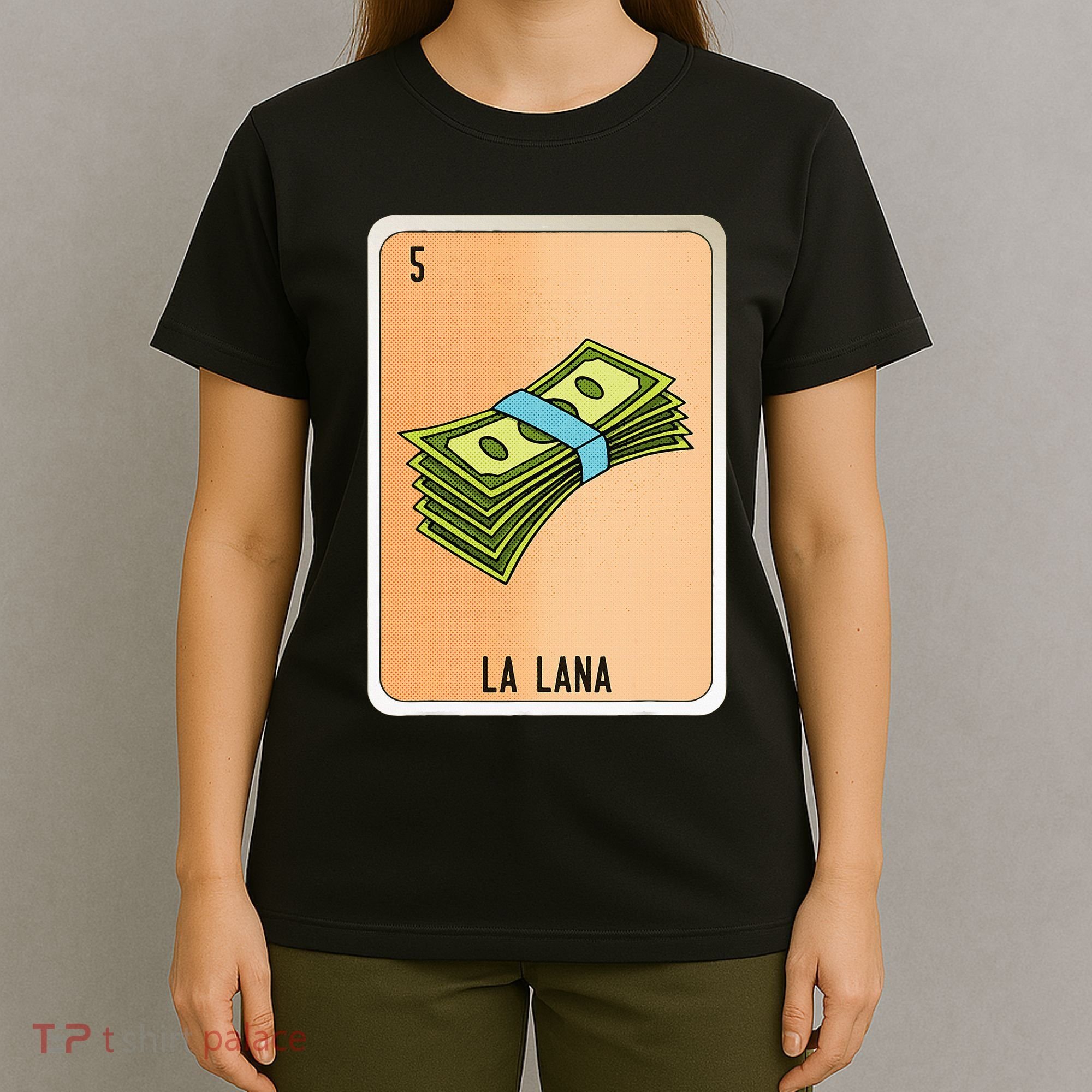 La Lana Mexican Slang Chicano Bingo Cards T-Shirt