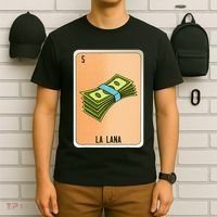 La Lana Mexican Slang Chicano Bingo Cards T-Shirt thumb 6