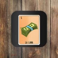 La Lana Mexican Slang Chicano Bingo Cards Coaster thumb 0