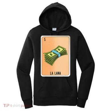 La Lana Mexican Slang Chicano Bingo Cards Women's Hoodie