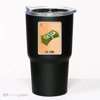 La Lana Mexican Slang Chicano Bingo Cards Tumbler thumb 0