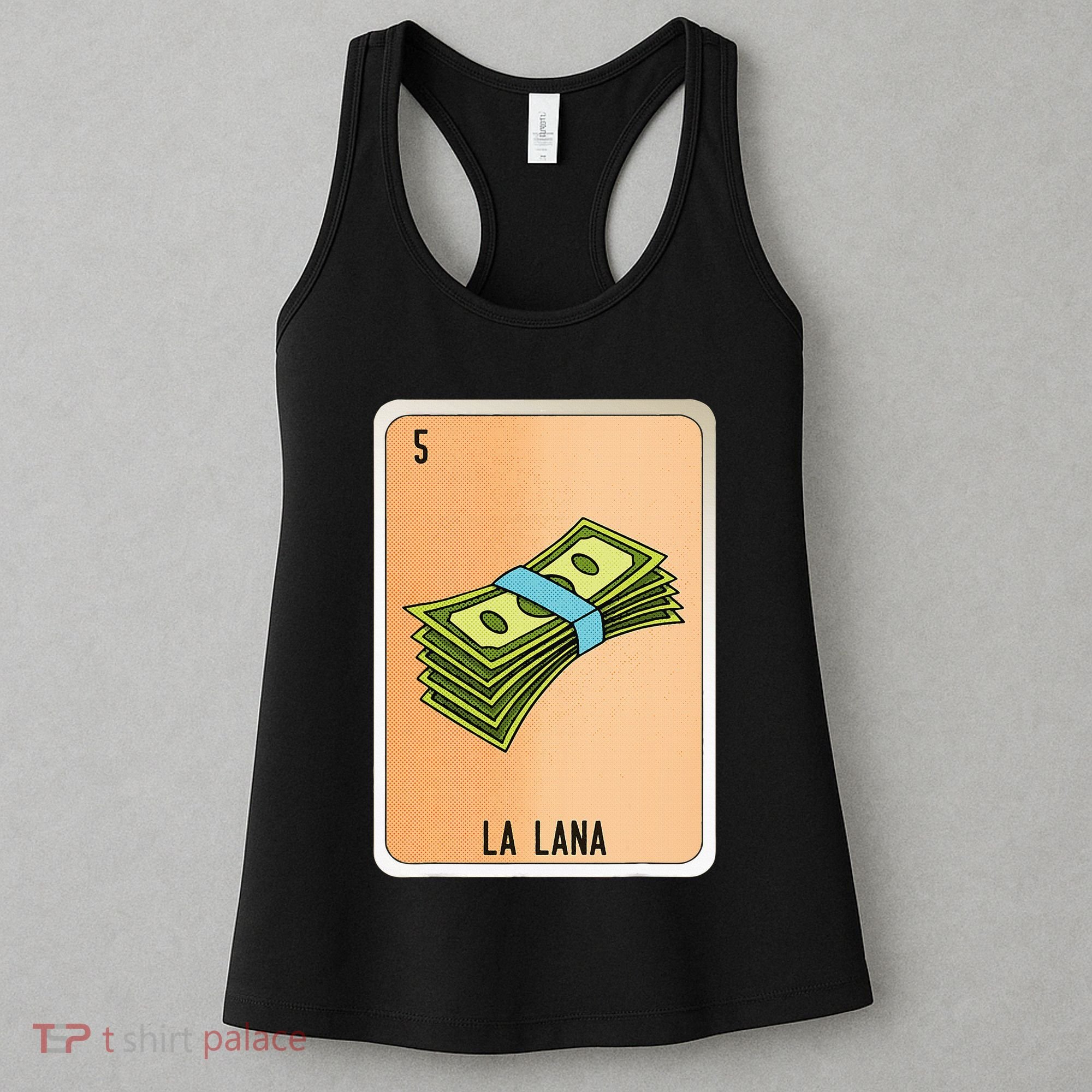 La Lana Mexican Slang Chicano Bingo Cards Women's Tank Top
