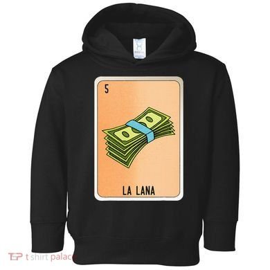 La Lana Mexican Slang Chicano Bingo Cards Toddler Hoodie