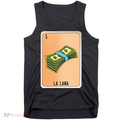 La Lana Mexican Slang Chicano Bingo Cards Tank Top