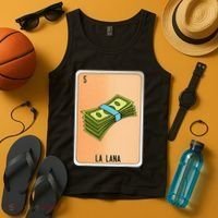 La Lana Mexican Slang Chicano Bingo Cards Tank Top thumb 4