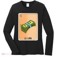 La Lana Mexican Slang Chicano Bingo Cards Women's Long Sleeve Shirt thumb 0