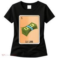 La Lana Mexican Slang Chicano Bingo Cards Women's T-Shirt thumb 0
