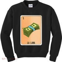 La Lana Mexican Slang Chicano Bingo Cards Kids Sweatshirt thumb 0