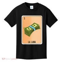 La Lana Mexican Slang Chicano Bingo Cards Kids T-Shirt thumb 0