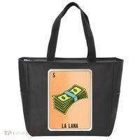 La Lana Mexican Slang Chicano Bingo Cards Tote Bag thumb 0