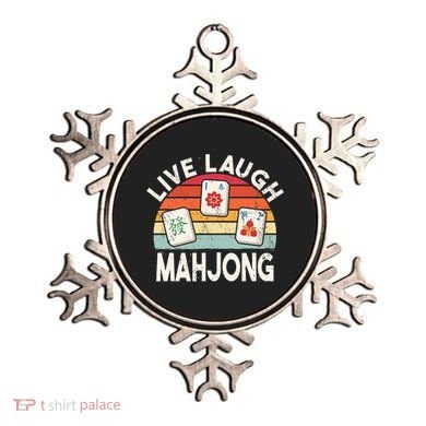 Live Laugh Mahjong Retro Mahjongg Chinese Ornament