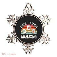 Live Laugh Mahjong Retro Mahjongg Chinese Ornament thumb 0