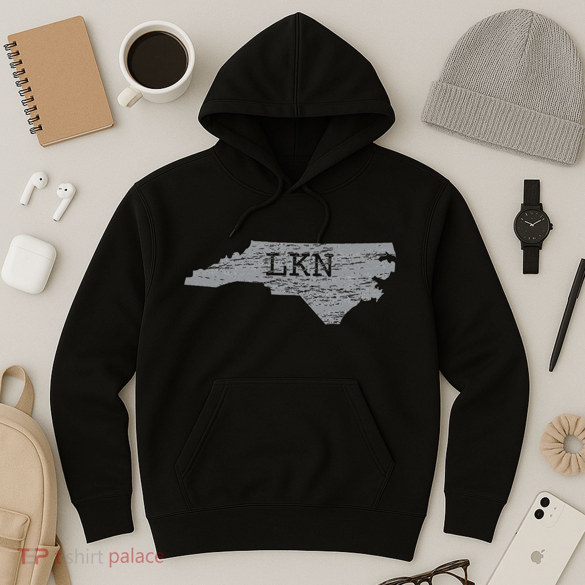 Lkn Lake Norman North Carolina State Gift To Him Her Hoodie