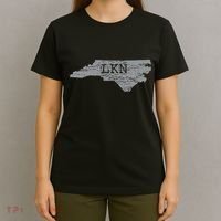 Lkn Lake Norman North Carolina State Gift To Him Her T-Shirt thumb 4