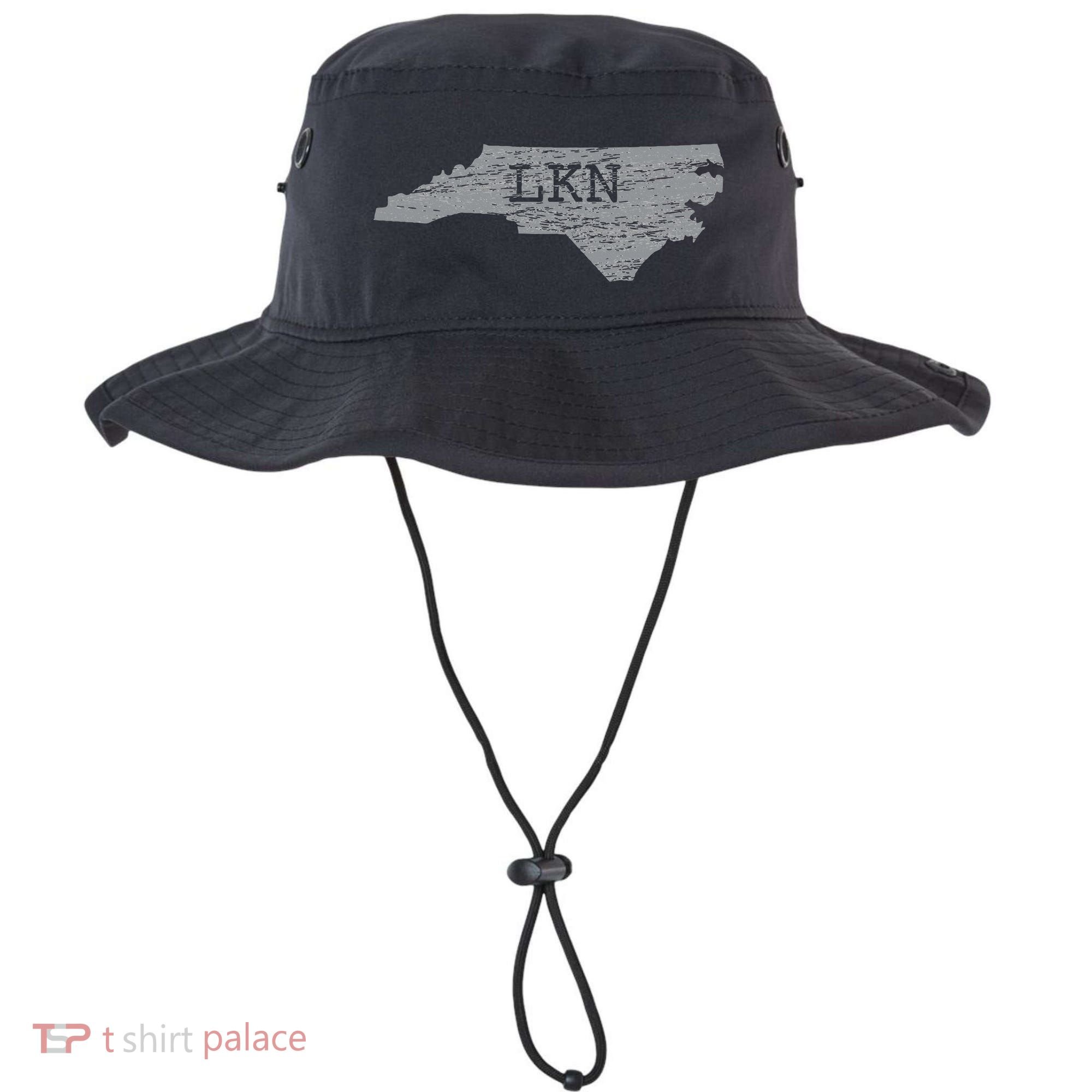 Lkn Lake Norman North Carolina State Gift To Him Her Bucket Hat