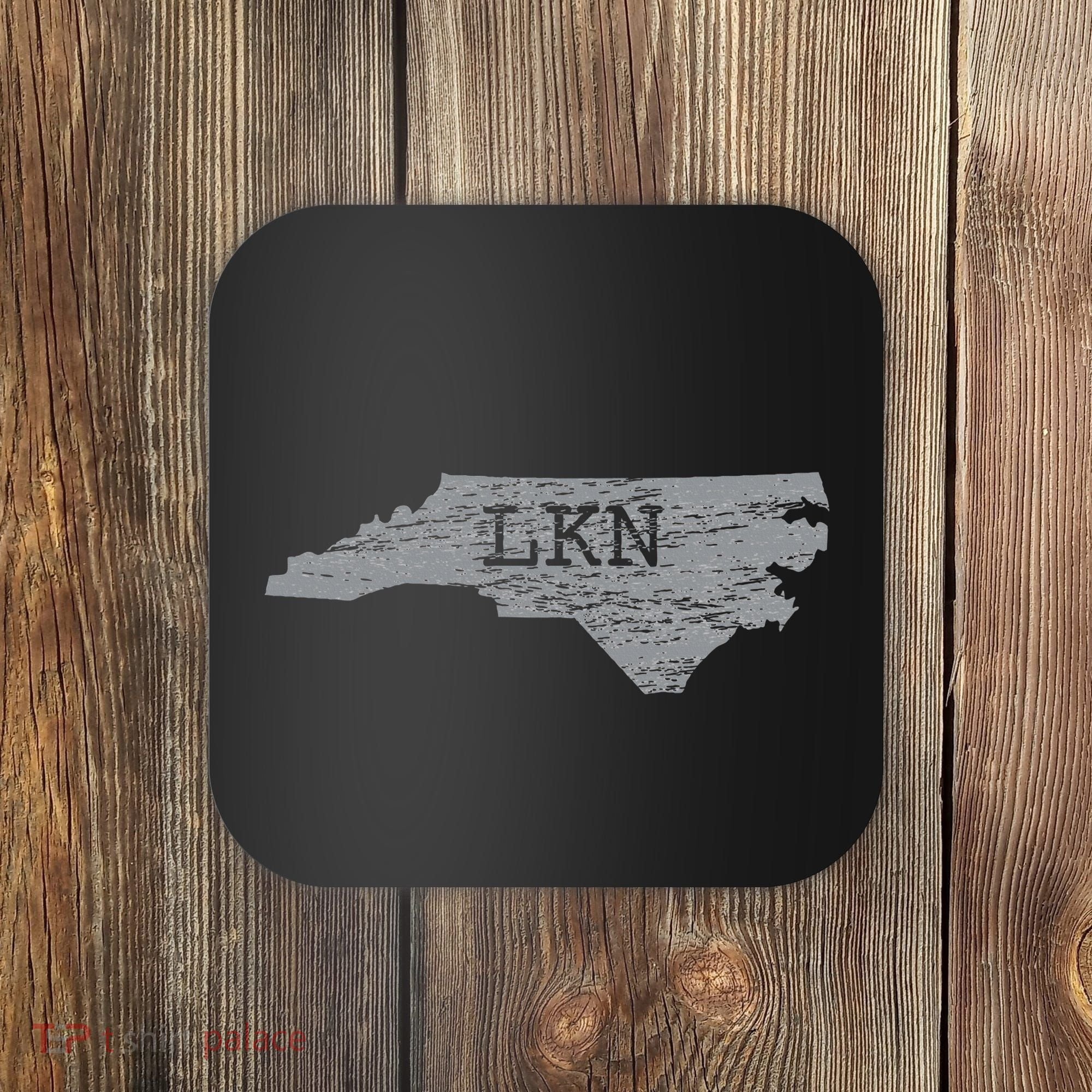 Lkn Lake Norman North Carolina State Gift To Him Her Coaster