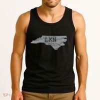 Lkn Lake Norman North Carolina State Gift To Him Her Tank Top thumb 3