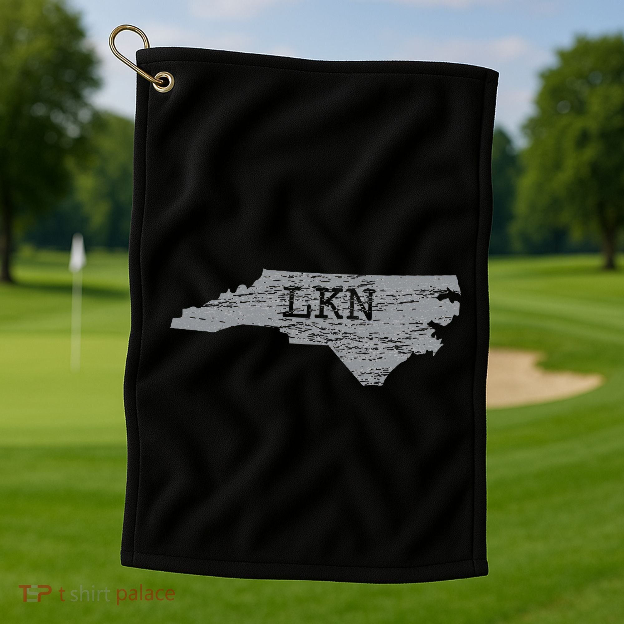 Lkn Lake Norman North Carolina State Gift To Him Her Golf Towel