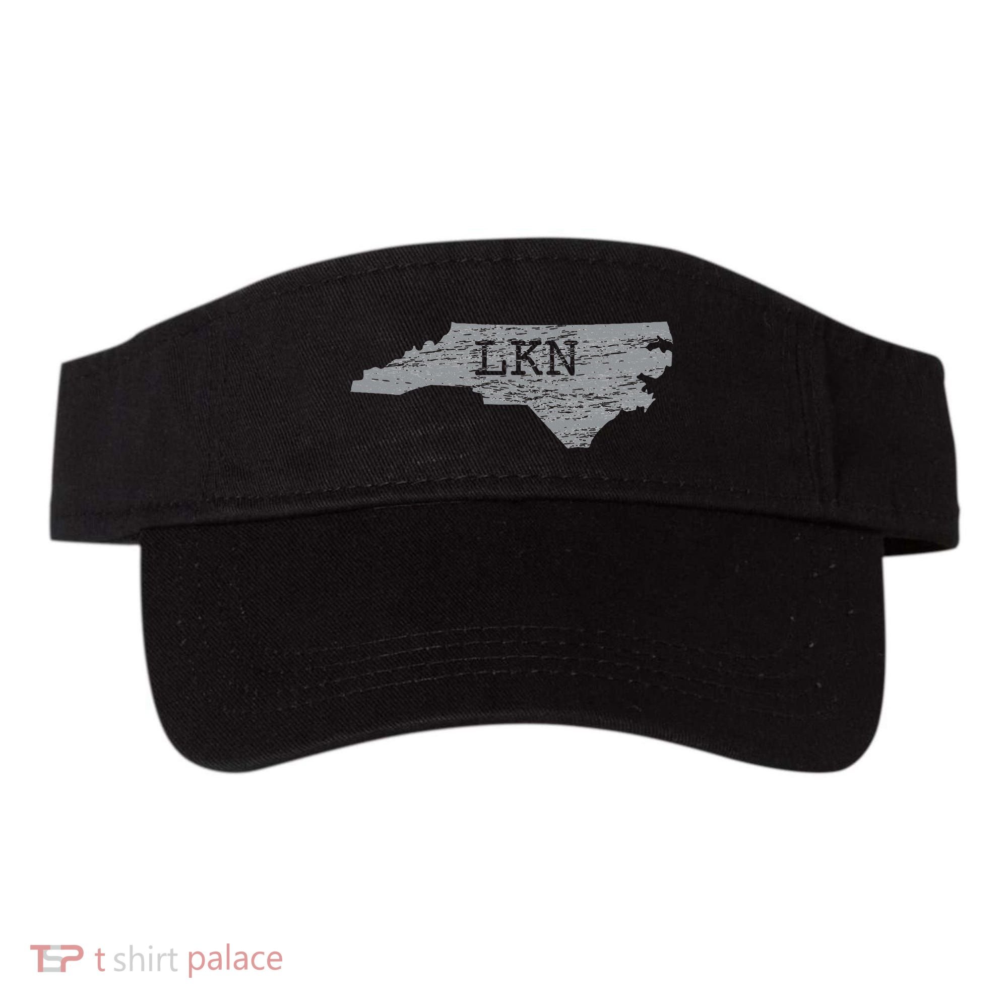 Lkn Lake Norman North Carolina State Gift To Him Her Visor