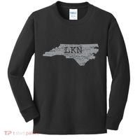 Lkn Lake Norman North Carolina State Gift To Him Her Kids Long Sleeve Shirt thumb 0