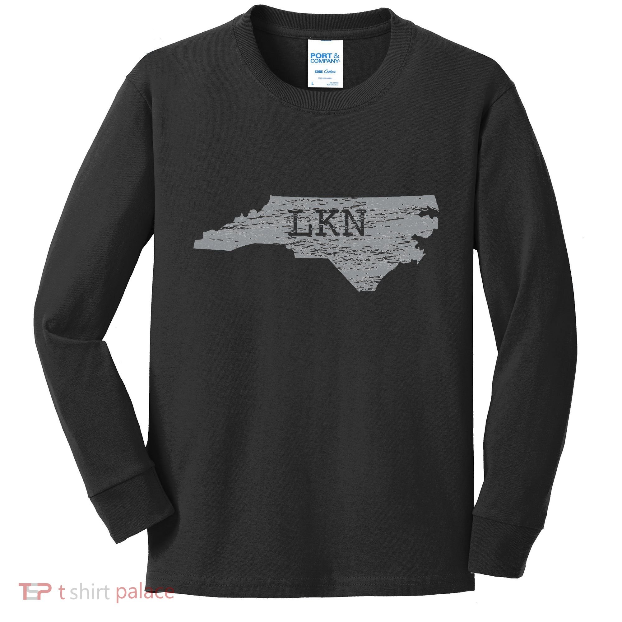 Lkn Lake Norman North Carolina State Gift To Him Her Kids Long Sleeve Shirt
