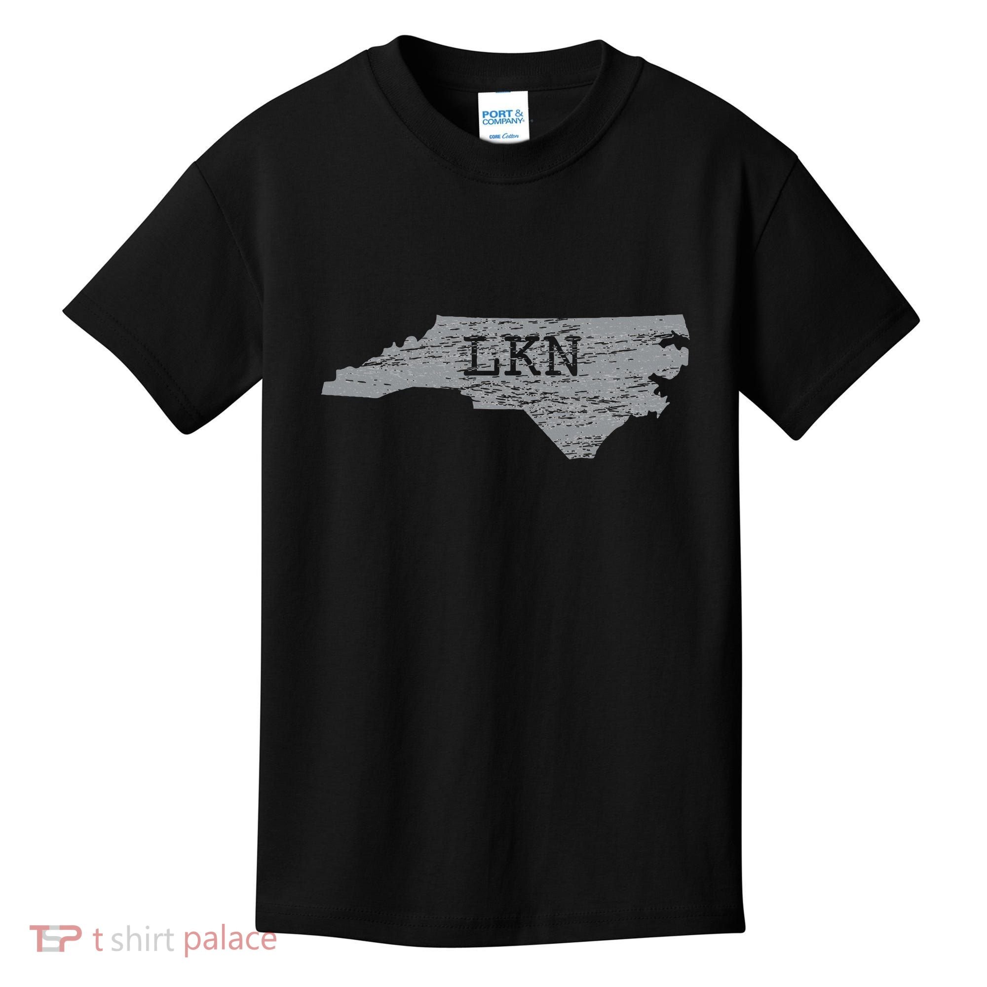 Lkn Lake Norman North Carolina State Gift To Him Her Kids T-Shirt