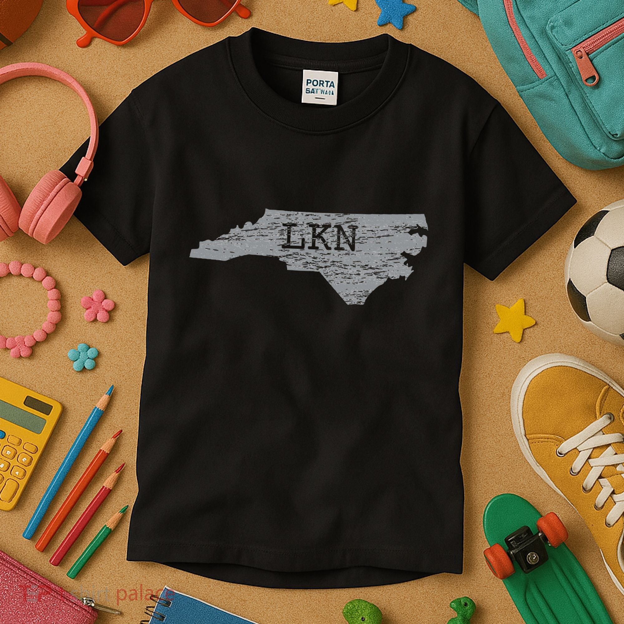 Lkn Lake Norman North Carolina State Gift To Him Her Kids T-Shirt
