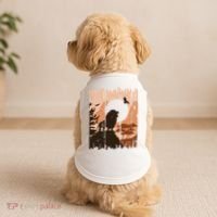 Lion Landscape Nature Mountain Doggie Tank thumb 2