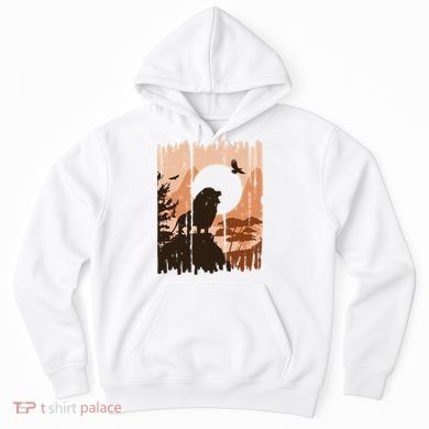 Lion Landscape Nature Mountain Hoodie