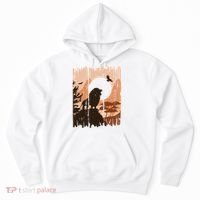Lion Landscape Nature Mountain Hoodie thumb 0