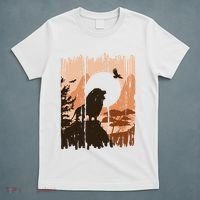 Lion Landscape Nature Mountain T-Shirt thumb 5