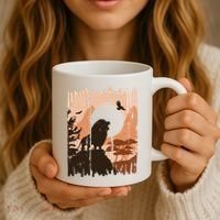 Lion Landscape Nature Mountain Coffee Mug thumb 3