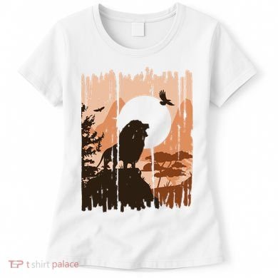 Lion Landscape Nature Mountain Women's T-Shirt