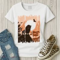 Lion Landscape Nature Mountain Women's T-Shirt thumb 3