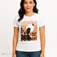 Lion Landscape Nature Mountain Women's T-Shirt thumb 4