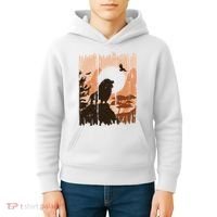 Lion Landscape Nature Mountain Kids Hoodie thumb 4