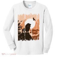 Lion Landscape Nature Mountain Kids Long Sleeve Shirt thumb 0