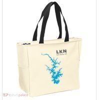 Lkn Lake Norman North Carolina State Gift Map Of Lake Norman Tote Bag thumb 2