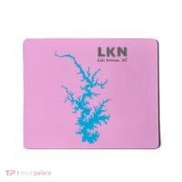 Lkn Lake Norman North Carolina State Gift Map Of Lake Norman Mousepad thumb 0