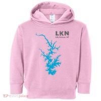 Lkn Lake Norman North Carolina State Gift Map Of Lake Norman Toddler Hoodie thumb 0