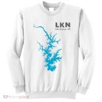 Lkn Lake Norman North Carolina State Gift Map Of Lake Norman Sweatshirt thumb 0