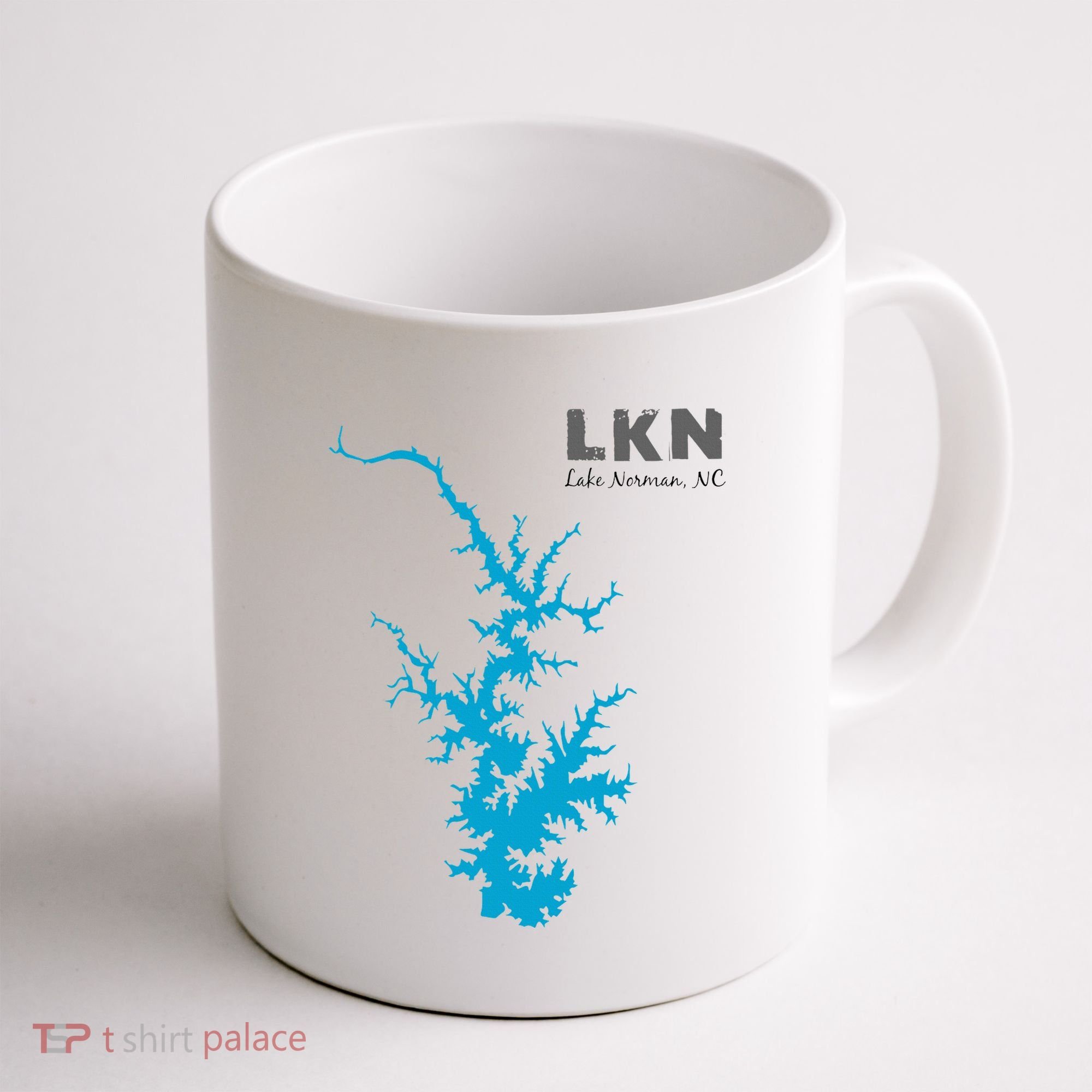 Lkn Lake Norman North Carolina State Gift Map Of Lake Norman Coffee Mug