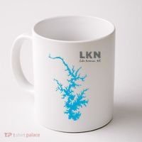 Lkn Lake Norman North Carolina State Gift Map Of Lake Norman Coffee Mug thumb 0