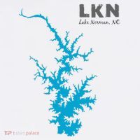 Lkn Lake Norman North Carolina State Gift Map Of Lake Norman Beanie thumb 2