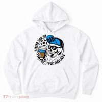 Living Life On The Sidelines Soccer Dad Coffee Skeleton Hoodie thumb 0