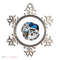 Living Life On The Sidelines Soccer Dad Coffee Skeleton Ornament thumb 0