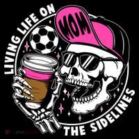 Living Life On The Sidelines Soccer Mom Coffee Skeleton Tank Top thumb 6